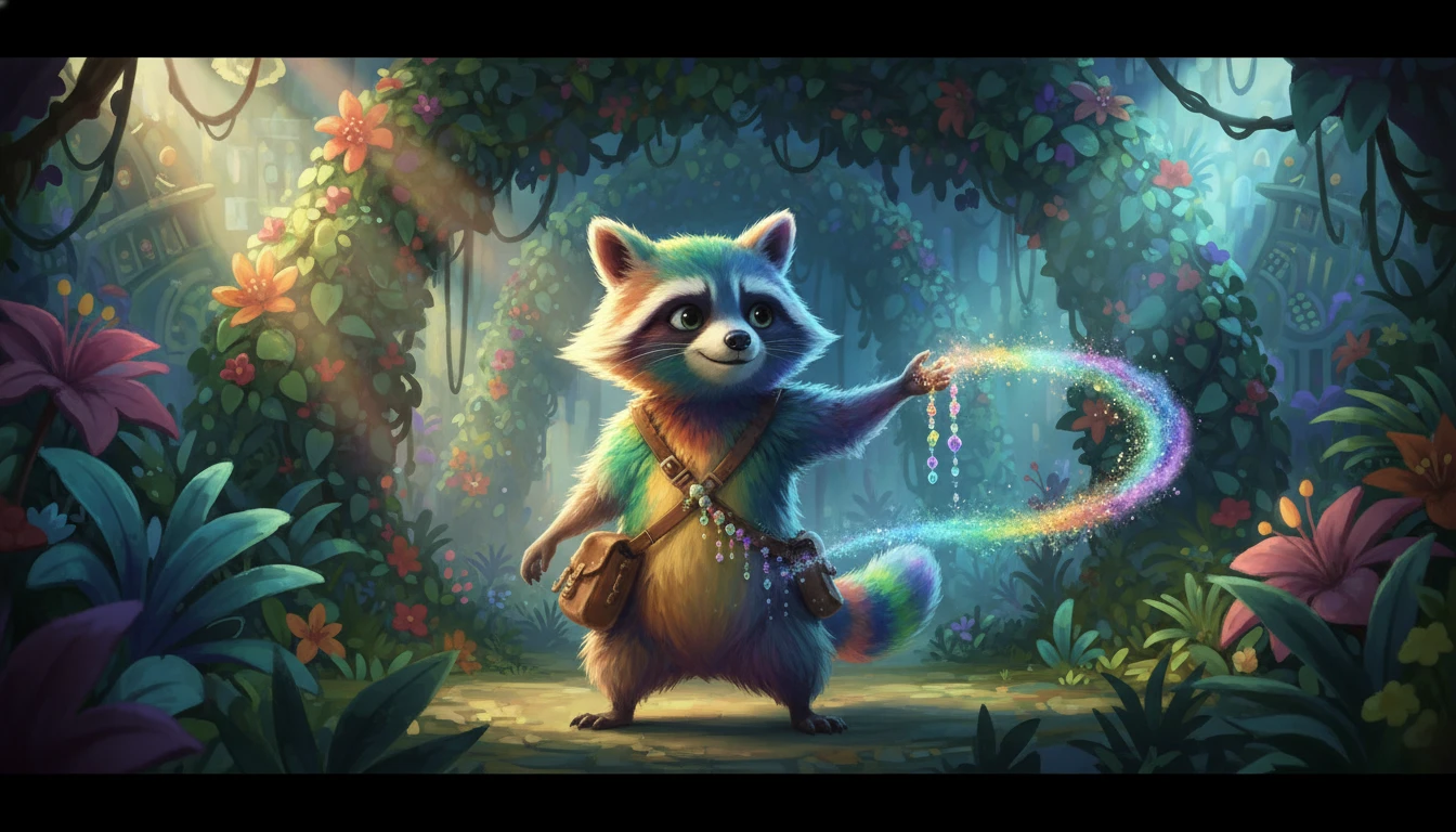 Das Raccoon-Thema: Charakterdesign & Ästhetik